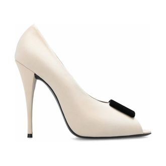 Saint Laurent Slippers - female - Saint Laurent - Pumps - White - 4 1/2 UK - Shoes