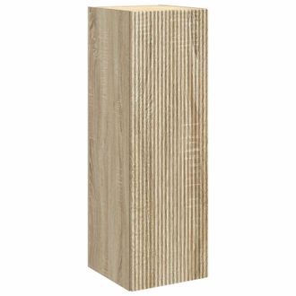 vidaXL Mueble De Ba&ntilde;o Montado En La Pared Roble Sonoma Vidaxl