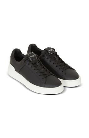 Balmain B-Court trainers in calfskin and rubber in Black at Nordstrom, Size 41 Eu