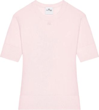 Courr&egrave;ges T-shirt a maniche corte - Rosa