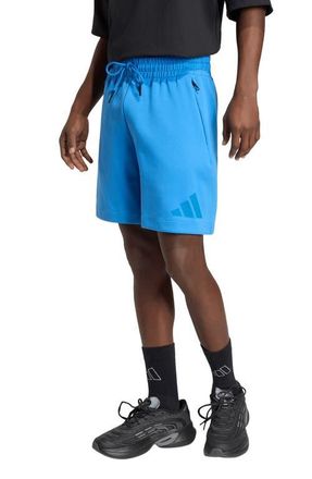 adidas Z.N.E. Knit Drawstring Shorts in Ray Blue at Nordstrom, Size Xx-Large