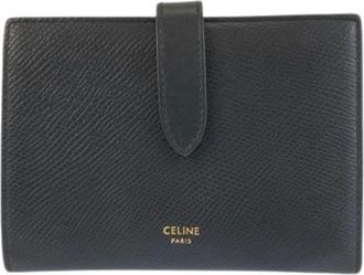 Celine Pre-owned Wallets, female, Black, Size: ONE SIZE Pre-owned Vintage Wallet (bi-fold)