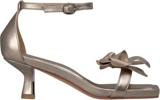 Alma En Pena Mini bloem sandaal - Dames - Sandalen met hakken - Geel - 41 EU - Schoenen