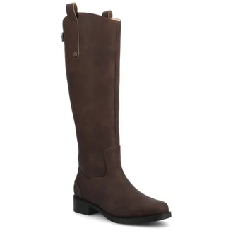 Journee Collection Womens Gema Medium and Wide Width Knee High Riding Boots