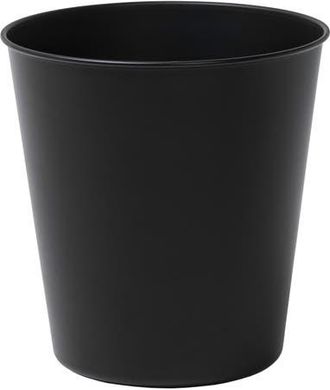 Happimess Nolan Modern Classic Smooth Steel 2-Gallon Wastebasket in Matte Black at Nordstrom