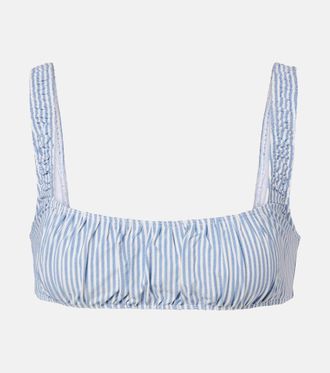 Montce Swim Zoe striped bikini top