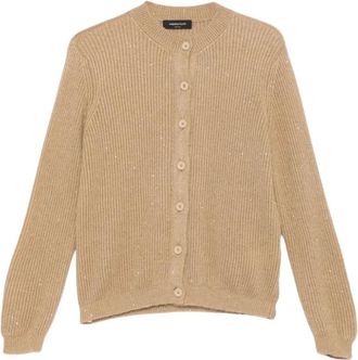 Fabiana Filippi Cardigan - - Knitwear - Donna - Beige - L