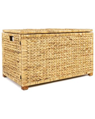 Jonathan Y Designs Jonathan Y Anada Wicker Weave 30In Storage Trunk