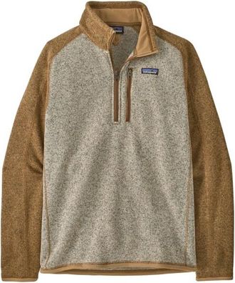 Patagonia Better Sweater 1/4 Zip Fleecepullover f&uuml;r Herren | beige