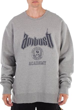 AMBUSH Ambush Grey Academy Crewneck Sweatshirt