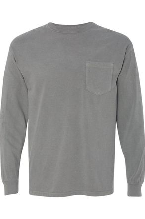 Comfort Colors Garment-Dyed Heavyweight Long Sleeve Pocket T-Shirt