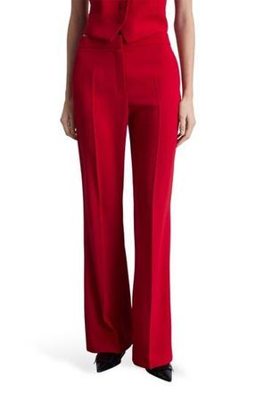 Mango Wide Leg Suit Pants in Red at Nordstrom Rack, Size 6