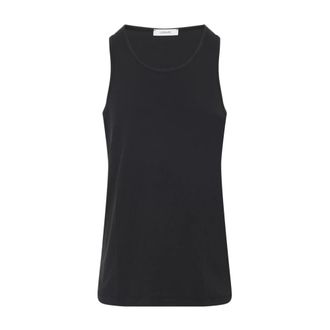 Christophe Lemaire Sleeveless Tops, male, Black, S, Tank Top