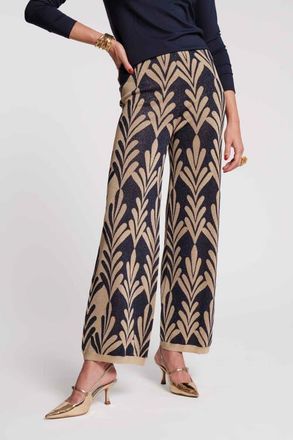 Frances Valentine Dakota Pant in Navy/gold at Nordstrom, Size 12