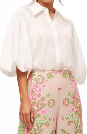 Trina Turk Womens Court Top In White