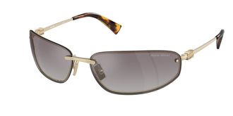 Miu Miu MUA50S ZVN30C Womens Sunglasses Gold Size 68