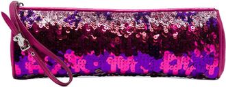 Miu Miu Pre-owned Miu Miu Sequin and Leather Wristlet Clutch Ladies 246G1W99SJBRE2V7