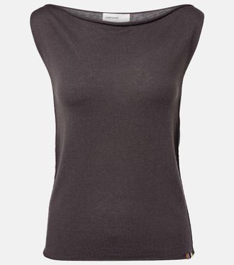 Extreme Cashmere N&deg;469 Breeze wool and cashmere top