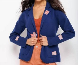 Lisa Todd Summer Blazing Blazer In Navy