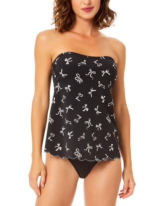 CeCe by Cynthia Steffe Cece Bandeau Back Tie Tankini