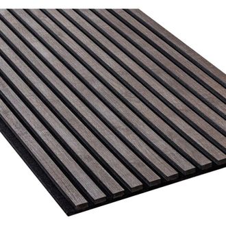 NMC Pannello acustico 3D NMC 3054676 selitstyle Pannello da parete 240 x 56,5 cm Rivestimento murale effetto legno a lamelle doghe naturale Design