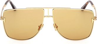 Tom Ford Sunglasses Ft1307 30 E Eliott Gold/Brown Unisex