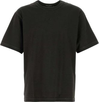 Dolce & Gabbana Jersey T-Shirt - Heren - T-shirts - Zwart - XL - Tops