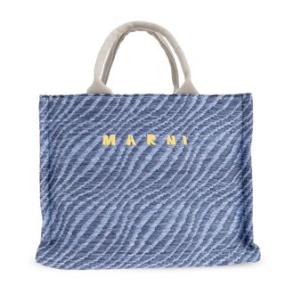 Marni Tassen, Dames, Blauw, ONE Size, Shoulder Bag