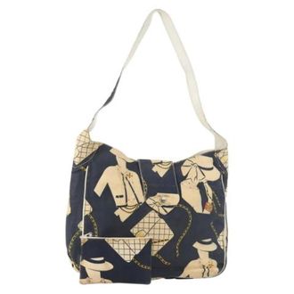 Chanel unisex, Pre-owned, Blauw, Maat: ONE Size Leer