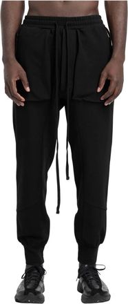 Thom Krom Heren, Broeken, Zwart, Maat: XL Katoen