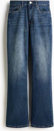 H&M Bootcut High Jeans in Dark Denim Blue at Nordstrom, Size 12