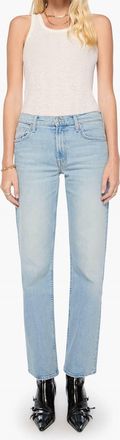 Mother Newbie Skimp Straight-Leg Pants In Go Long