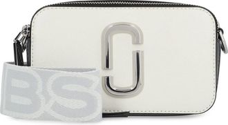 Marc Jacobs Cross Body Bags, female, White, Size: ONE SIZE The Snapshot leather camera bag