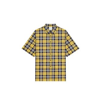 Givenchy Short Sleeve Shirt With Pocket Dark Yellow, Brand Size 42 (US Size 32)