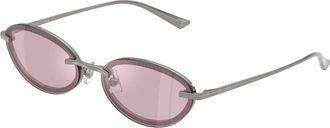 Jimmy Choo London Sunglasses, female, Gray, Size: 59 MM Oval Sunglasses