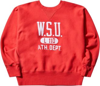 Champion Graphic Crew Sweater - Heren - Sweatshirts - Rood - S - Hoodies & sweatvesten