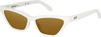 Off-white Ladies Black Cat Eye Sunglasses OERI13BMADISON 0176