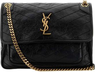 Saint Laurent Black Niki Medium Shoulder Bag