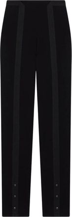 GCDS Broek met knoopdetail - Dames - Leggings - Zwart - XS - Broeken