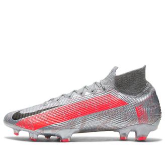 Nike Mercurial Superfly 7 Elite FG Metallic Grey Crimson AQ4174-906