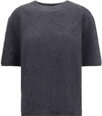 Lisa Yang Cashmere Short Sleeve Womens Sweater