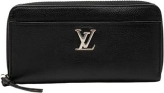 Louis Vuitton Pre-owned Lockme Zippy Portemonnee - Dames - Vintage Accessoires - Zwart - ONE Size - Leer - Vintage