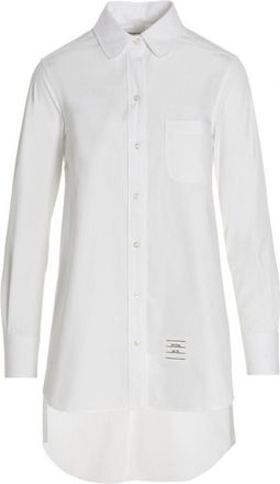 Thom Browne White Open Back Shirt