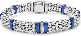 Lagos Blue Caviar Station Rope Bracelet in Ultramarine at Nordstrom, Size 7