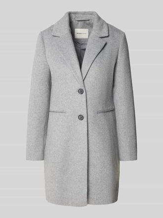 Tom Tailor Denim Slim Fit Mantel mit Woll-Anteil in Hellgrau, Größe XL