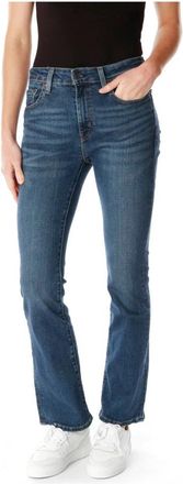 Levi's Slim-fit Bootcut Jeans - Dames - Slim Fit Jeans - Blauw - W29 L30 - Katoen - Jeans
