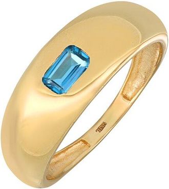 Bony Levy 14K Color 14K 0.40 Ct. Tw. 1 London Blue Topaz Ring