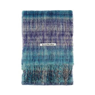 Acne Studios Sjaal - Acne Studios - Wol - Blauw - unisex - Accessoires - Blauw - Maat: ONE Size Wol