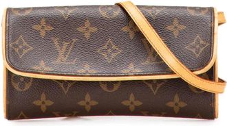Louis Vuitton Pre-owned Cross Body Bags, female, Brown, Size: ONE SIZE Pre-owned Crossbody Flap Wallet