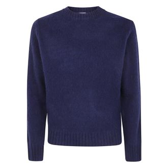 Aspesi Jersey Cl&aacute;sico de Cuello Redondo - Knitwear - Hombre - Azul - 2XL